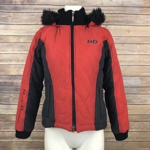 Harley Davidson Down Quilted Puffer Jacket